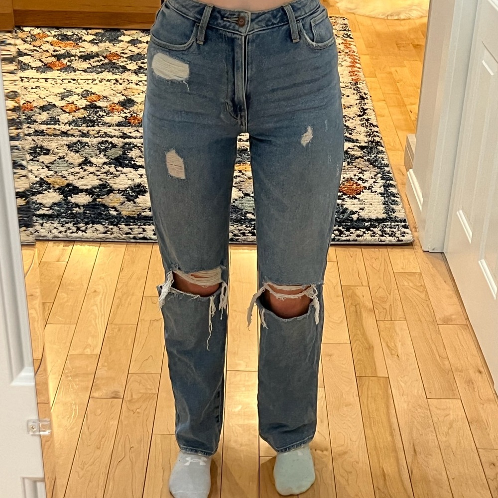 Ripped Hollister Jeans